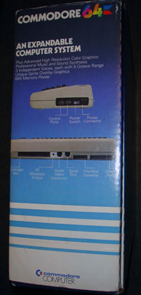 BCommodore 64 Box Specs